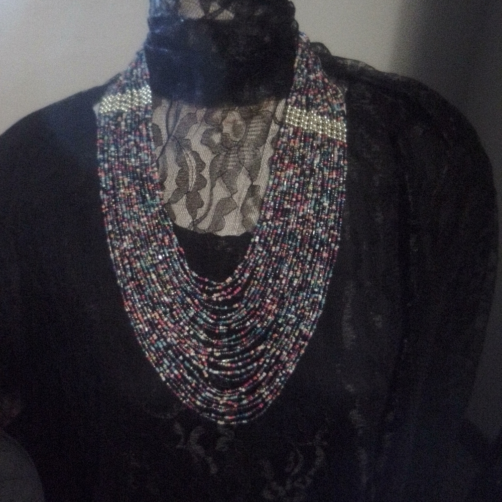 Handmade Native Beaded Necklace